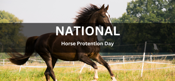 National Horse Protection Day  [राष्ट्रीय अश्व संरक्षण दिवस]